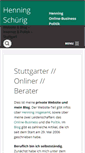 Mobile Screenshot of henningschuerig.de